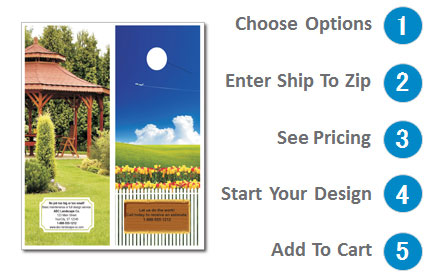 door hanger landscape design option 2