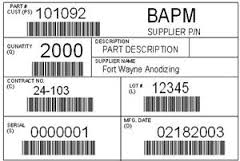 asset tags barcode example