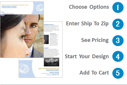 8.5 x 11 Brochure Design Online