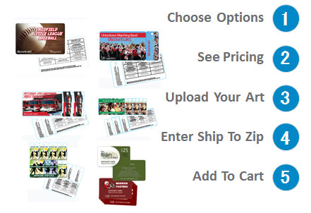 fundraising cards design custom online