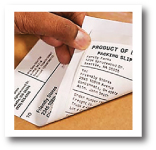 stock shipping labels