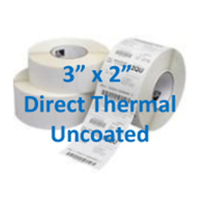 Direct Thermal Labels 3 X 2 
