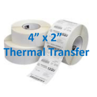 Thermal Labels 4 X 2 Transfer 