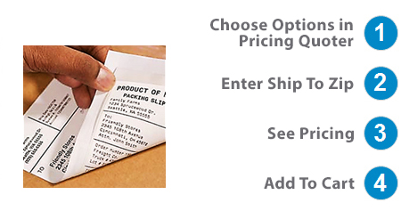 fold under shipping labels